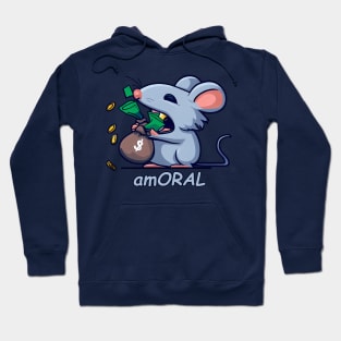 Amoral Rat | Rat Eat Dirty Money Hoodie